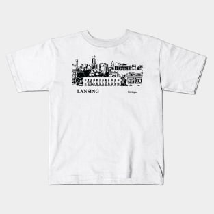 Lansing Michigan Kids T-Shirt